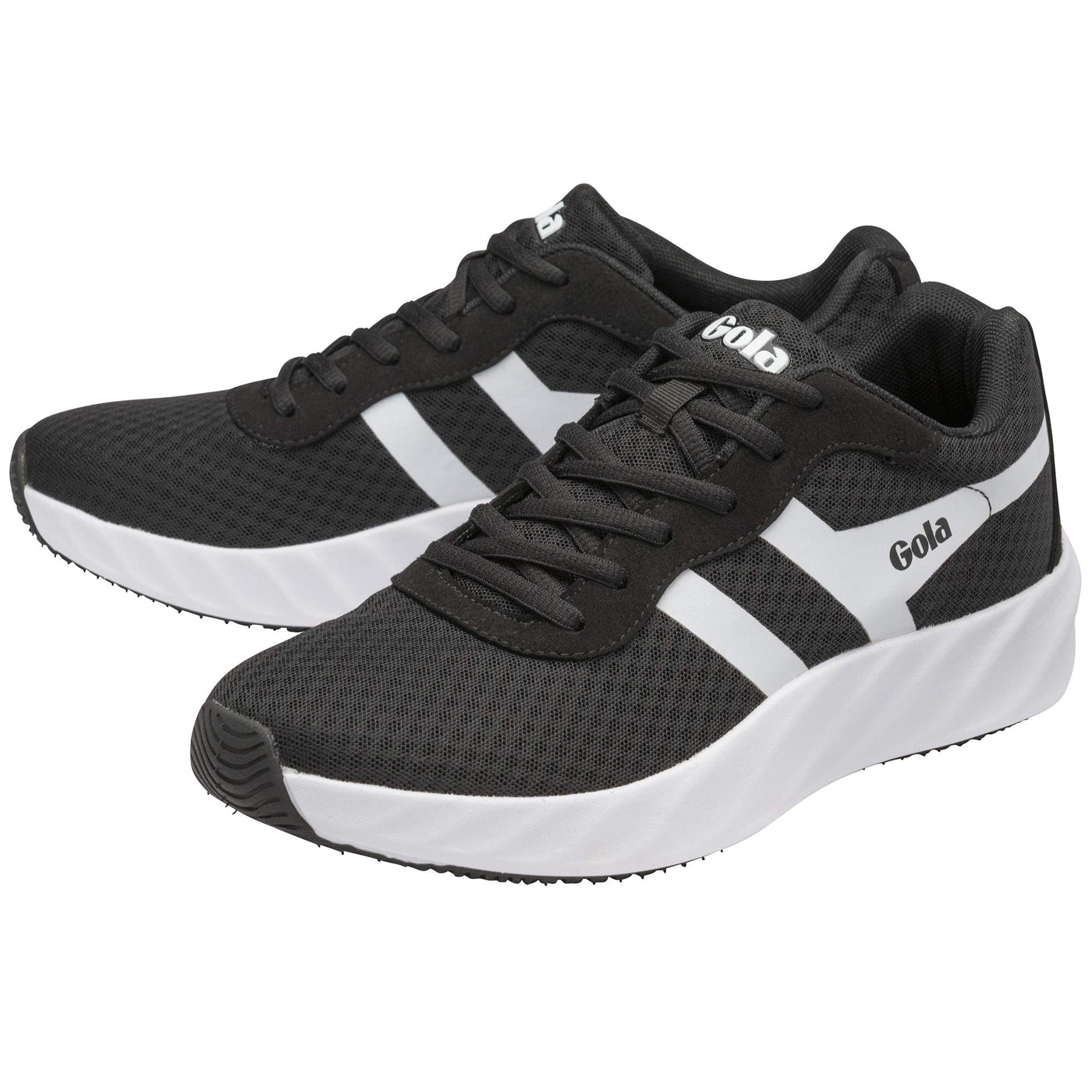 Gola Men's Road Running Shoe, Black White, 10