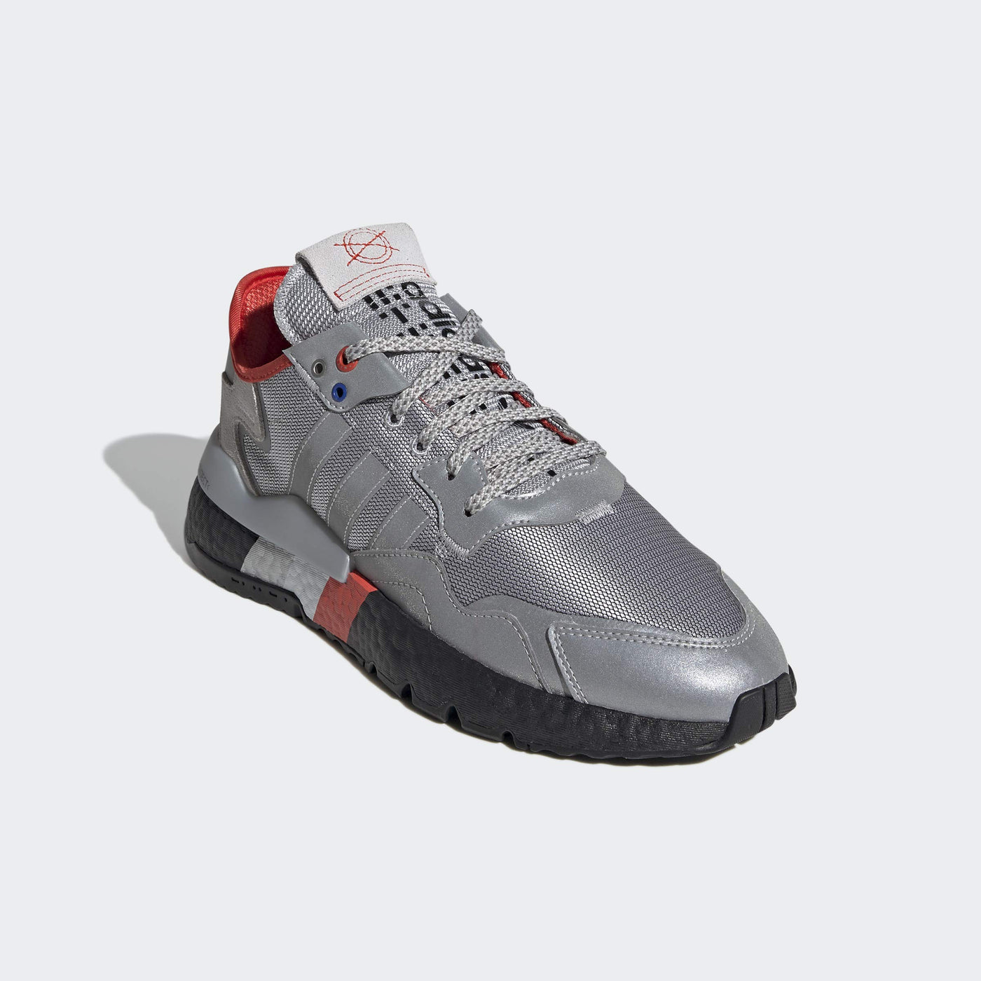 adidas Nite Jogger Silver/Silver/Black 9 D (M)