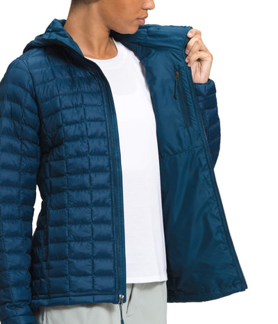 THE NORTH FACE Women's ThermoBall™ Eco Hoodie, Monterey Blue Matte, XS