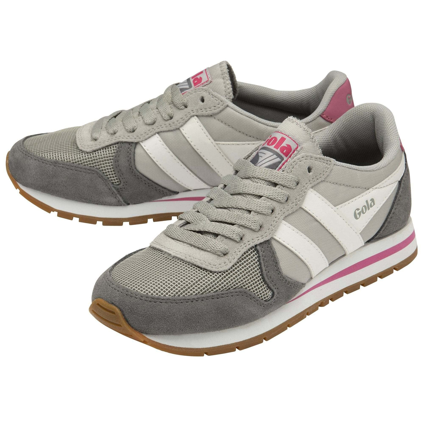 Gola Daytona Light Grey/White/Fluro Pink 9 B (M)