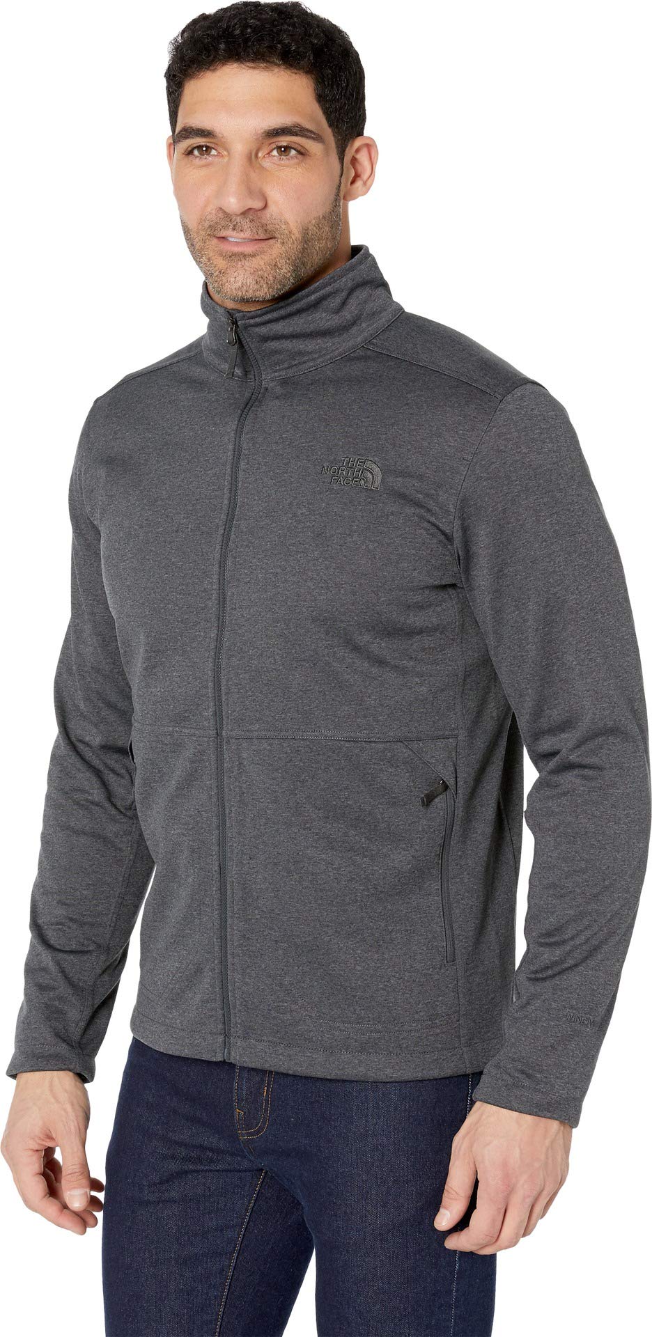 THE NORTH FACE Men's Apex Canyonwall Eco Jacket, TNF Dark Grey Heather, Large