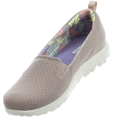 Skechers Women's GO Walk Classic - Radiant Rose, Taupe, US 8 M