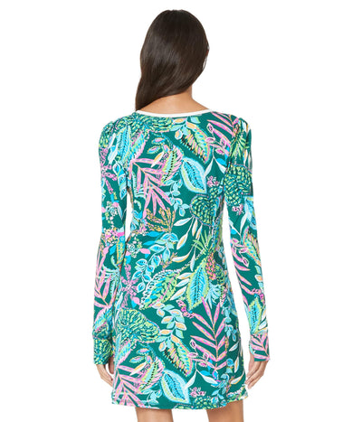 Lilly Pulitzer Jolena Dress UPF 50+ Medium Multi Sunshine Jungle