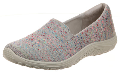 Skechers Women's Reggae Fest-Wicker Loafer Flat 7 Taupe