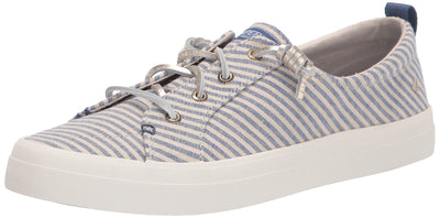 Sperry Women's Crest Vibe/Discontinued Sneaker 7 Blue/Gold