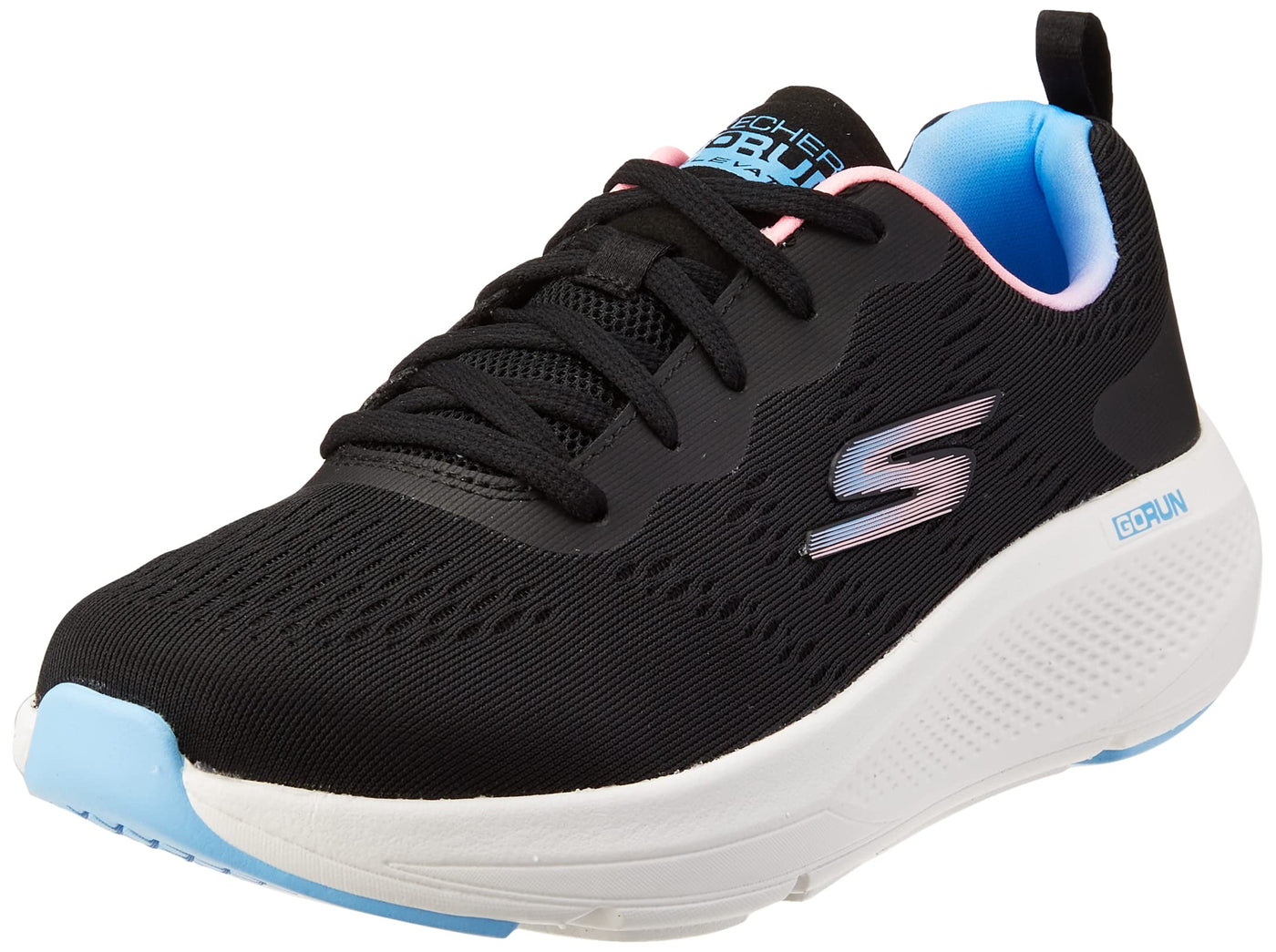 Skechers Women's Go Run Elevate Double Time 8.5 Black/Multi