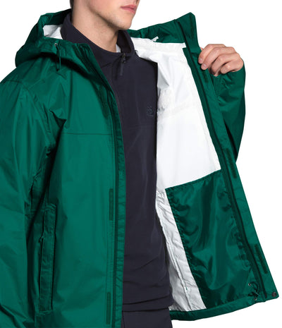 THE NORTH FACE Venture 2 Hooded Jacket - Men's Evergreen, 3XL