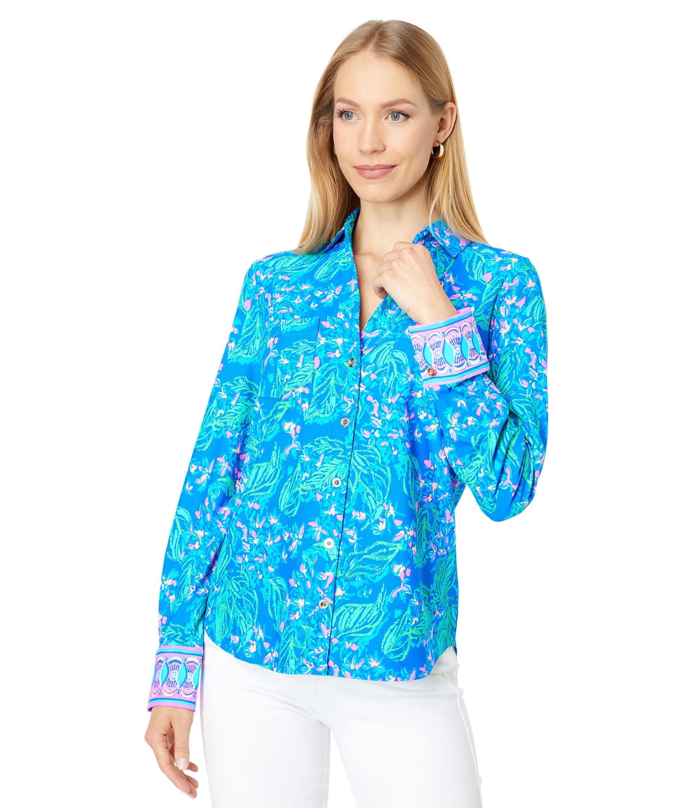 Lilly Pulitzer Eilenne Dress Eclipse Blue Serenade in The Shade 2
