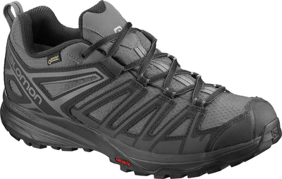 Salomon X Crest Hiking Shoes for Men, Magnet/Black/Monument, 11