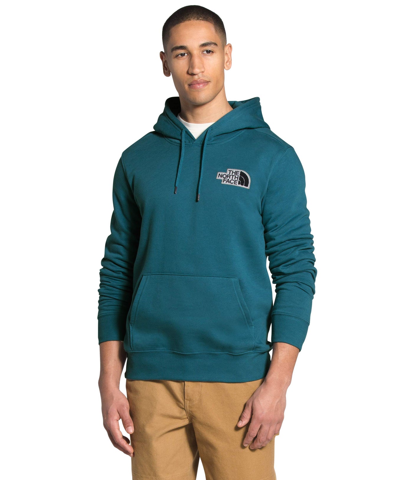 THE NORTH FACE Patch Pullover Hoodie - Men's Mallard Blue, M