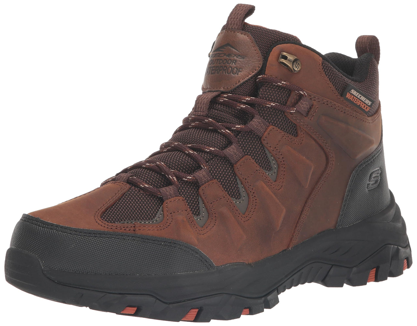 Skechers USA Men's Men's Rickter-Branson Hiking Boot, CDB (Dark Chocolate), 11.5 Wide