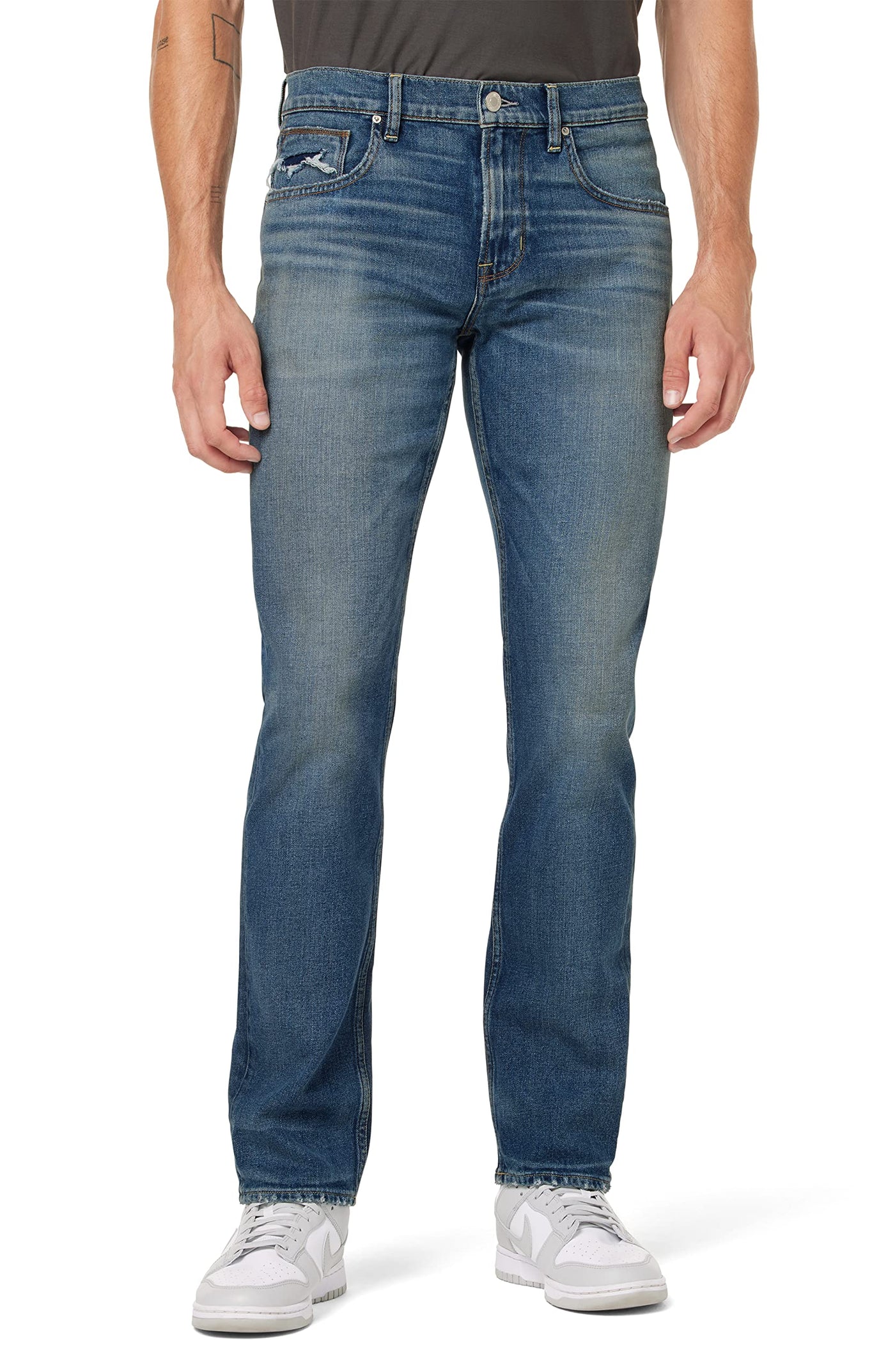 HUDSON Men's Blake Slim Straight Leg Jean, Unseen, 32W x 34L