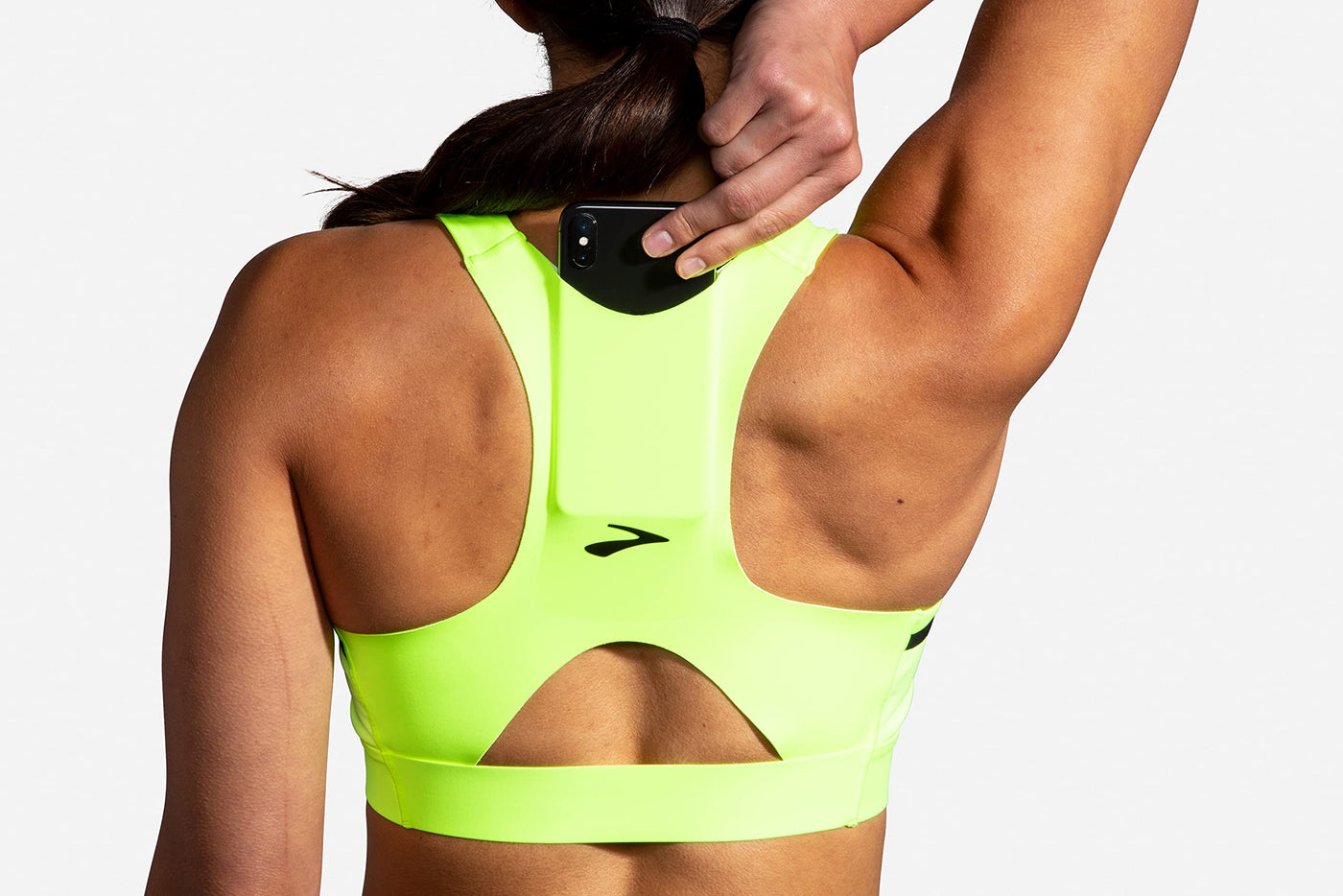 Brooks Women's 3 Pocket Sports Bra for Running, Workouts & Sports - Nightlife - 40 C/D