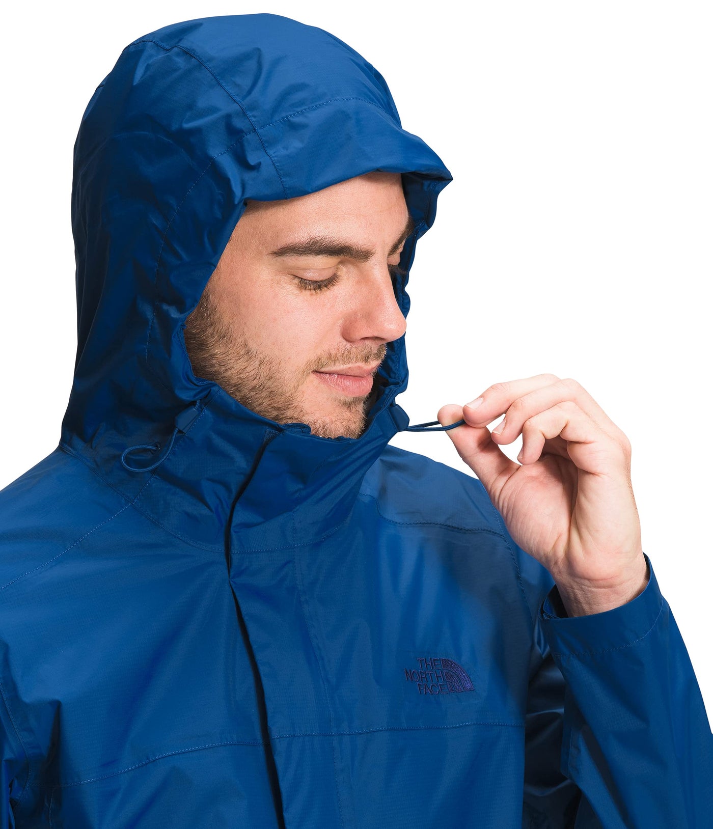 THE NORTH FACE Men’s Venture 2 Waterproof Hooded Rain Jacket (Standard and Big & Tall Size), Limoges Blue, Large