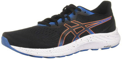 ASICS Men's Gel-Excite 8 Running Shoes, 9.5, Black/Marigold Orange