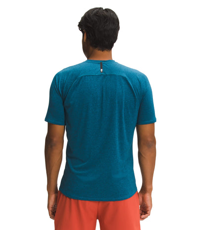 The North Face EA Big Pine Short Sleeve Crew - Men's Banff Blue Heather Medium