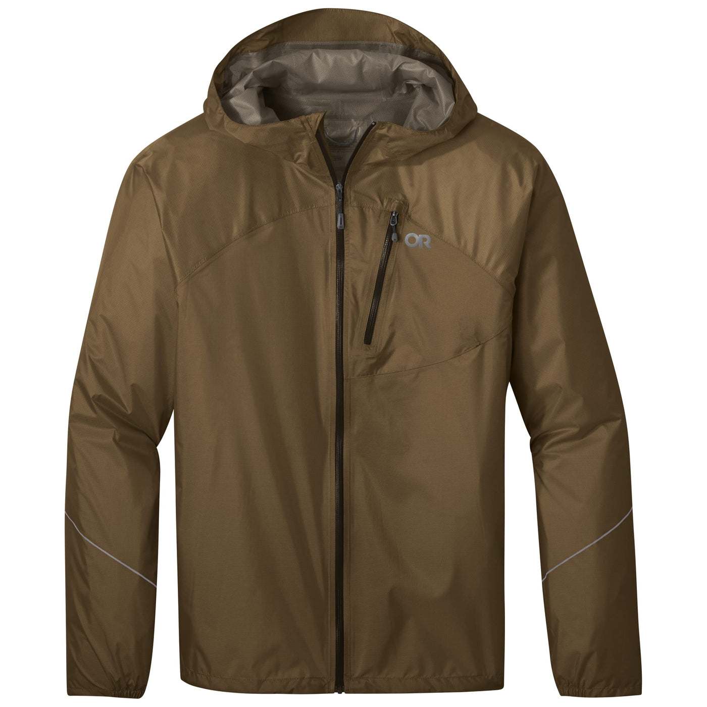 Outdoor Research Men's Helium Rain Jacket – Breathable Weatherproof Jacket XX-Large Coyote