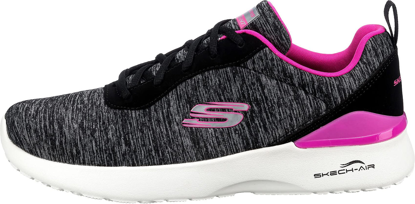 Skechers Women's 149344 Athleisure Sneaker 7 Black/Hot Pink