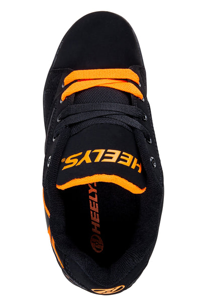 Heelys Kids Propel Skate Shoe, Black/Orange, 13 M US Little Kid