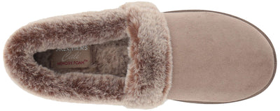 Skechers Women's Cozy Campfire-Team Toasty Slipper, Dark Taupe, 9.5