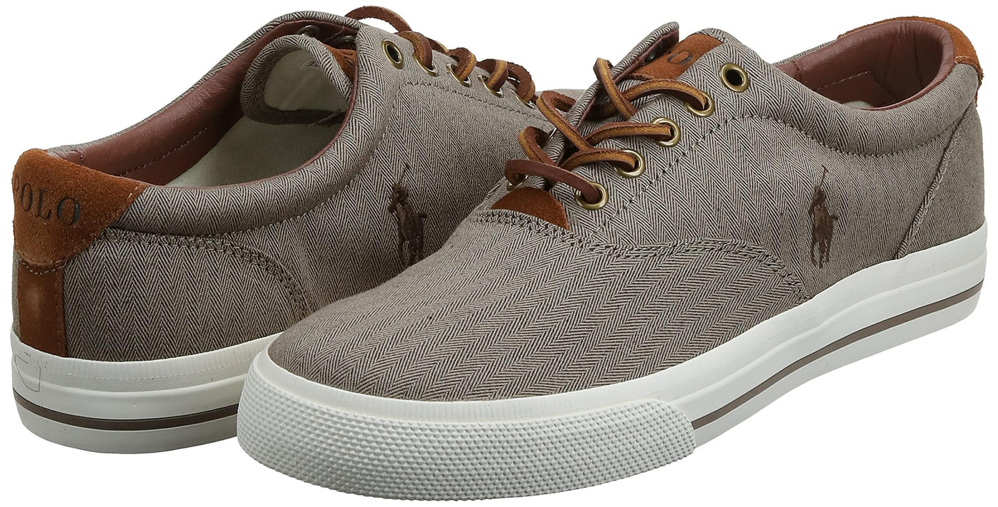 Polo Ralph Lauren Men's Vaughn Fashion Sneaker 11.5 D US Dark Khaki