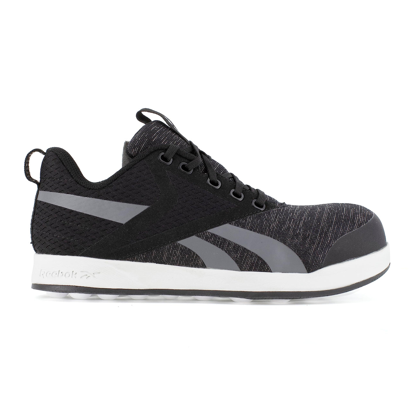 Reebok Women's Rb236 Ever Road 3.0 DMX Work Construction Oxford Shoe Black and Grey Safety 9 B (M) Black/Grey