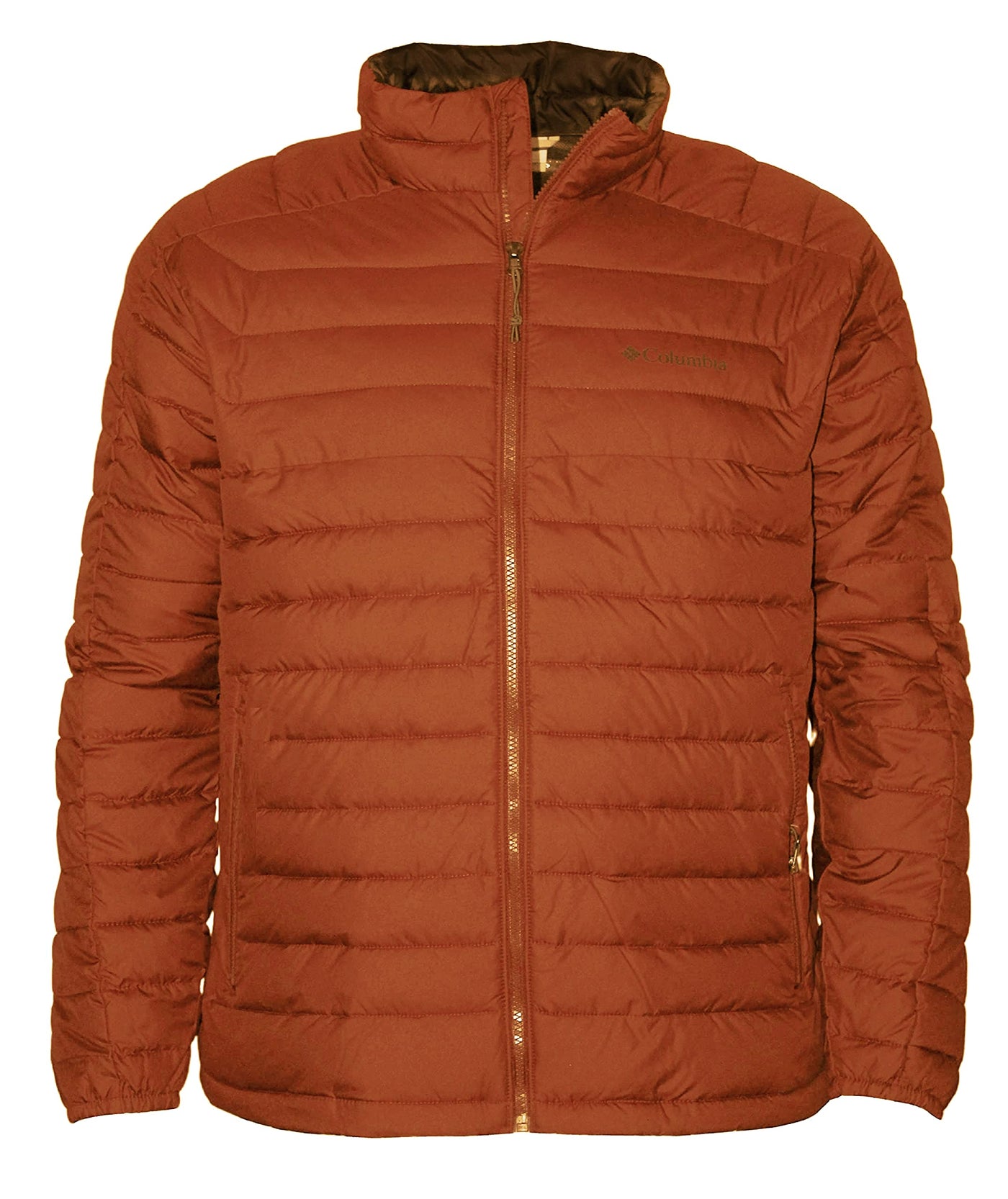 Columbia Men's White Out II Omni Heat Insulated Puffer Jacket (Dark Sienna 248, Medium)