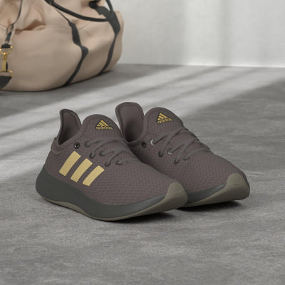 adidas Womens Cloudfoam Pure Shadow Olive/Olive Strata/Gold Metallic 8.5