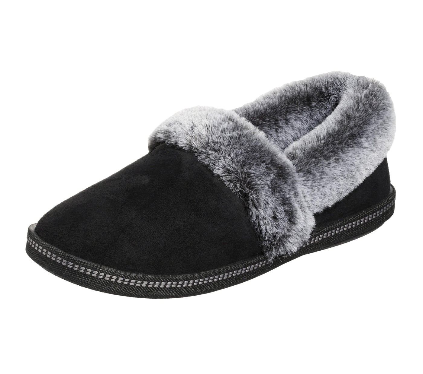 Skechers Women's Cozy Campfire-Team Toasty Slipper 8 Wide Black