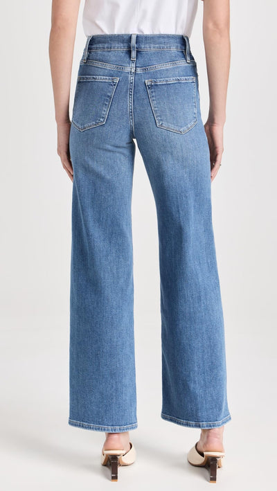 FRAME Women's Le Slim Palazzo Jeans 33 Drizzle