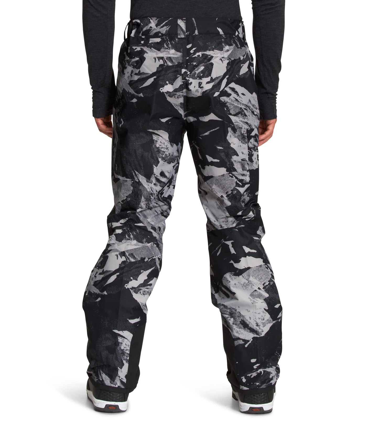 THE NORTH FACE Freedom Pant - Men's TNF Black Tonal Mountainscape Print Small Regular