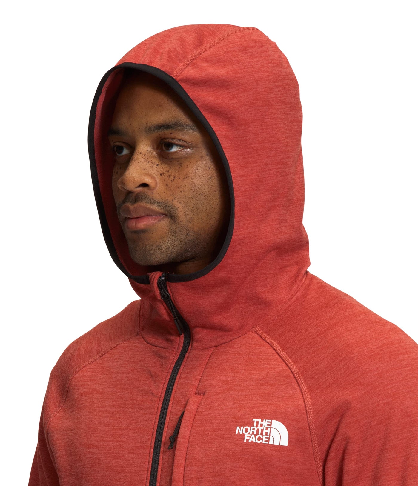 THE NORTH FACE Canyonlands Hooded Fleece Jacket - Men's Tandori Spice Red Heather, XL