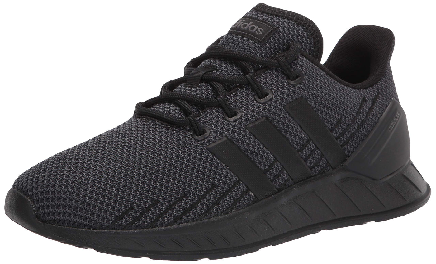 adidas Men's Questar Flow Nxt Running Shoe, Black/Black/Grey, 7