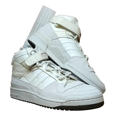 adidas Originals Men's Ivy Park Forum Mid Sneaker (Aluminum/Court White/Brown, 6)