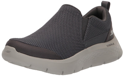 Skechers Men's Gowalk Flex-Athletic Slip-on Casual Loafer Walking Shoes with Air Cooled Foam Sneaker, Charcoal, 10.5 X-Wide