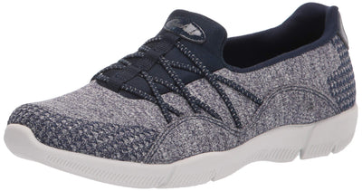 Skechers Women's Slip on Sneaker 7 Navy