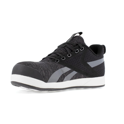 Reebok Women's Rb236 Ever Road 3.0 DMX Work Construction Oxford Shoe Black and Grey Safety 9 B (M) Black/Grey