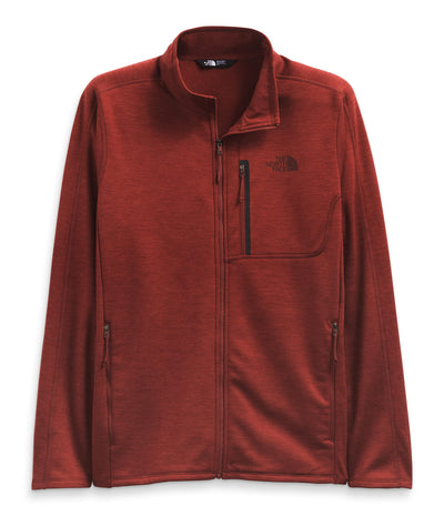 THE NORTH FACE Men's Canyonlands Full Zip, Brick House Red Heather, Large