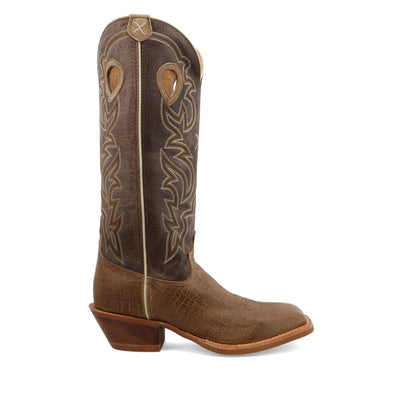 Twisted X Men's 16" Buckaroo, Wide Square Toe, Crazy Horse Taupe & Crazy Horse Taupe, 9.5 EE