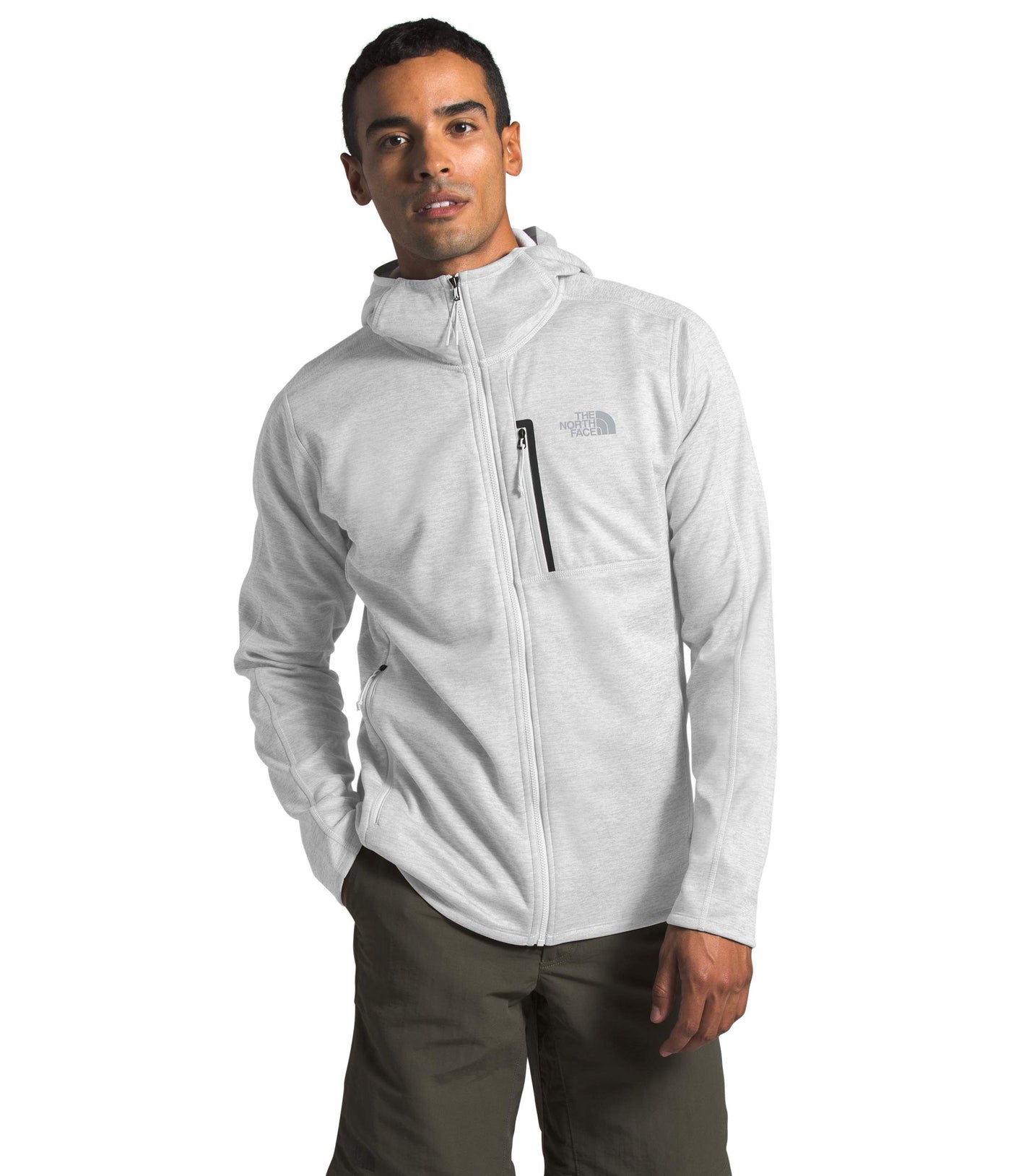 THE NORTH FACE Men's Canyonlands Hoodie Sweatshirt, TNF Light Grey Heather, Small