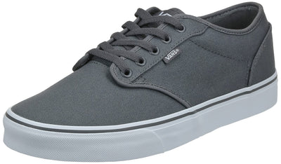 Vans Men's Atwood Canvas Trainers Sneaker, Canvas Pewter White, 10.5 M US