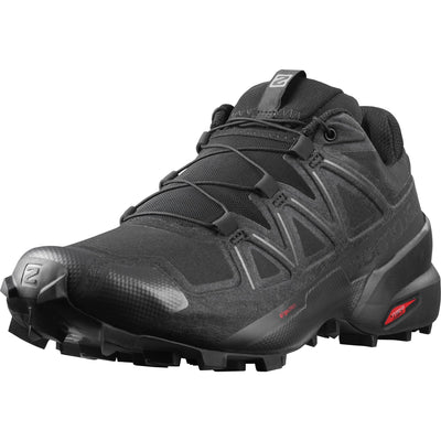 Salomon Men’s Speedcross 5 Trail Running Shoes - Black/Black/Phantom - 7