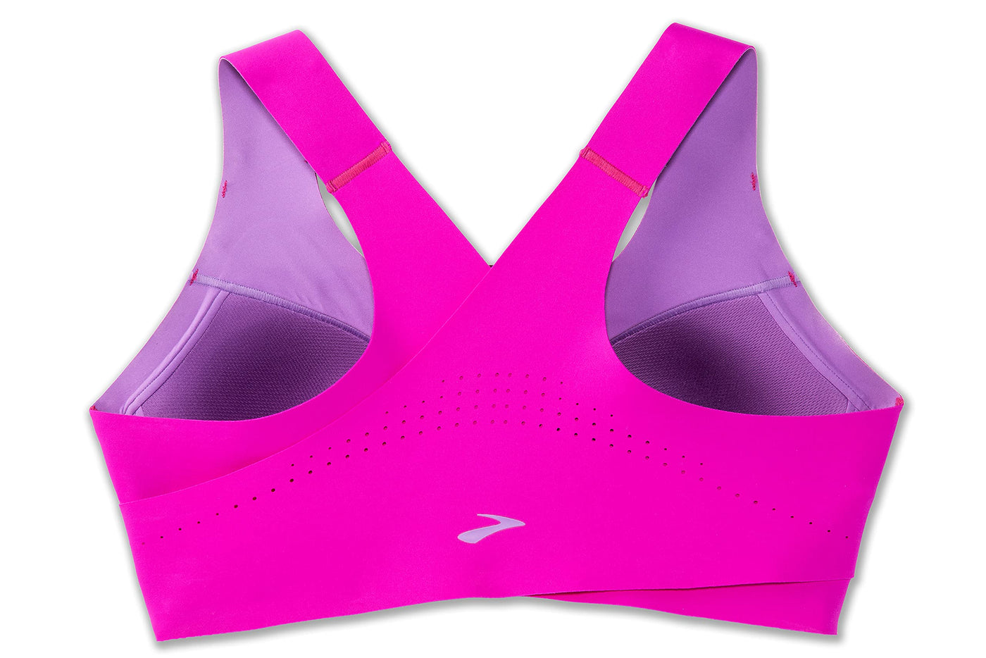 Brooks Dare Crossback Women’s Run Bra for High Impact Running, Workouts and Sports with Maximum Support 32C/D Magenta/Heliotrope