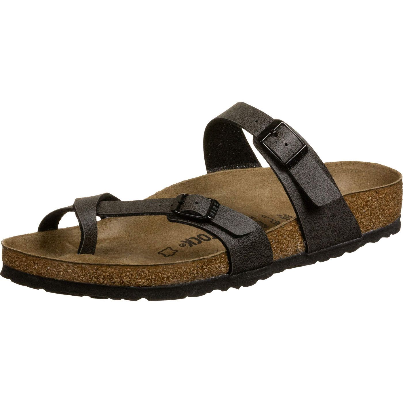 Birkenstock Womens Mayari Birko-Flor Flip Flop Summer Sandals - Anthracite -5-5.5