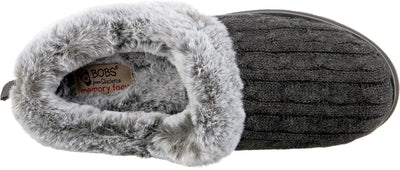 Skechers Bobs Keepsakes-Ice Angel Women's Slipper, 7 C/D US, Charcoal