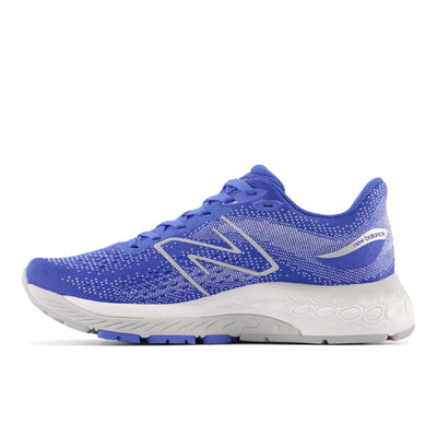 New Balance Women's, Fresh Foam 880 v2 Running Shoe 12 Wide Bright Lapis/Light Aluminum