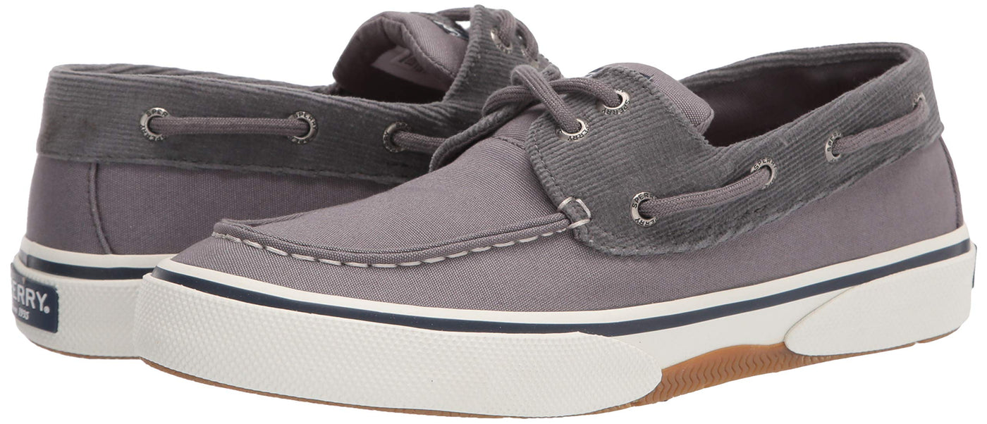 Sperry Men's, Halyard Boat Shoe Grey Corduroy 7 M