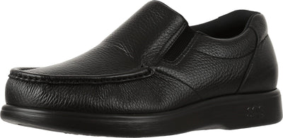 SAS Side Gore - Shoes for Men - Breathable Textile Linings - Lightweight Sole - Cushioned Tongue - Slip-on Black 12 N - Narrow (C)