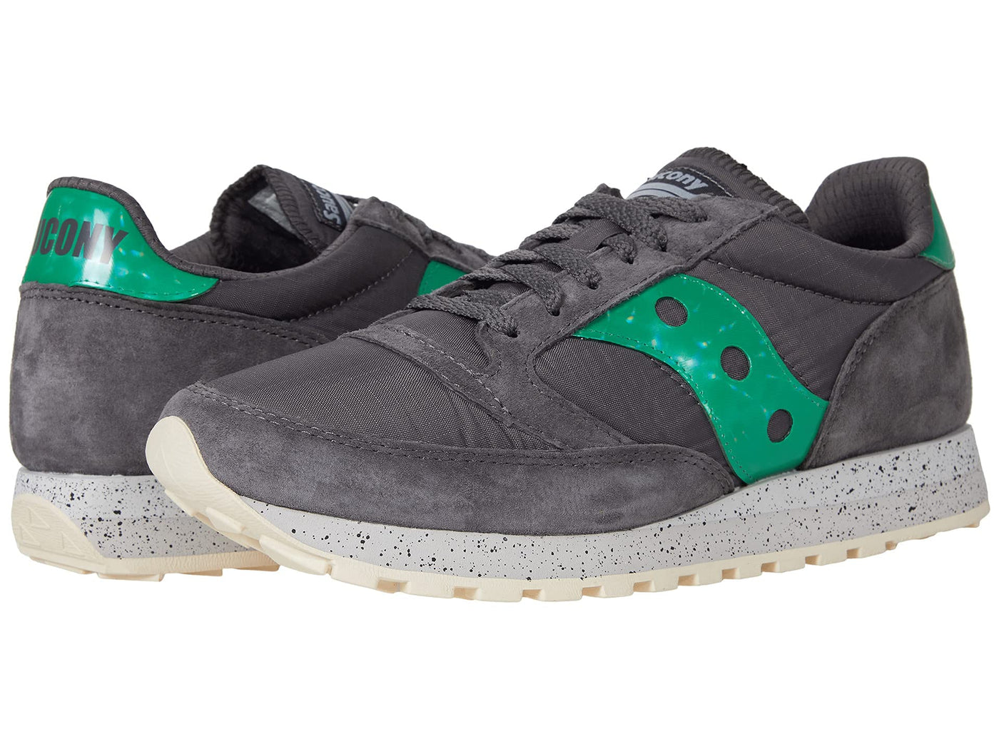 Saucony womens Jazz 81 13 Women/11.5 Men Black/Crystal Green