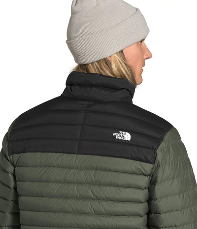 THE NORTH FACE Men's Stretch Down Jacket, New Taupe Green/TNF Black, Large